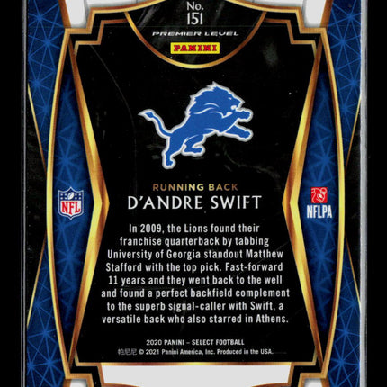 2021 Panini Select D'Andre Swift #151 RC