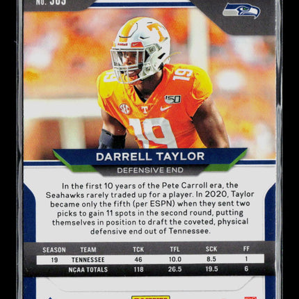2020 Panini Prizm Darrell Taylor #389 Red Ice