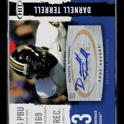 2008 SAGE HIT Darnell Terrell #A106 Auto