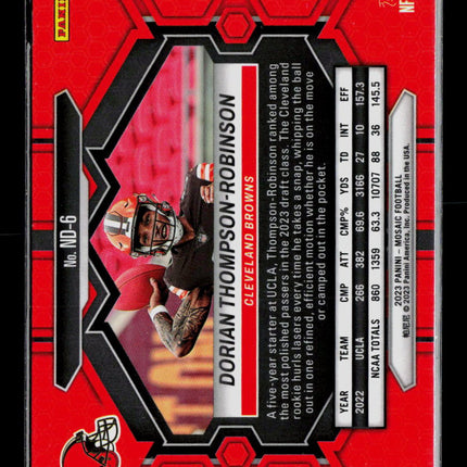 2023 Panini Mosaic Dorian Thompson-Robinson #ND-6 RC