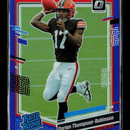 2023 Panini Donruss Optic Dorian Thompson-Robinson #225 114/199 Blue