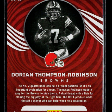 2024 Panini Illusions Dorian Thompson-Robinson #26 Green RC