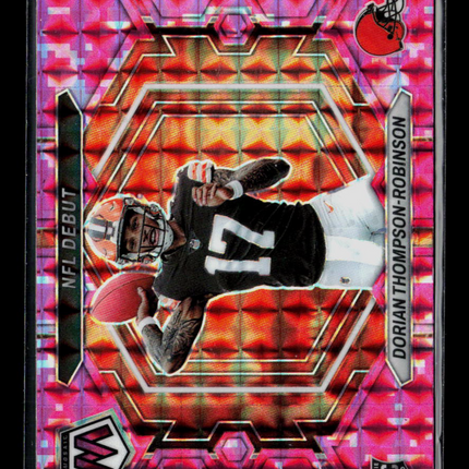 2023 Panini Mosaic Football Dorian Thompson-Robinson #ND-6 Pink Camo RC