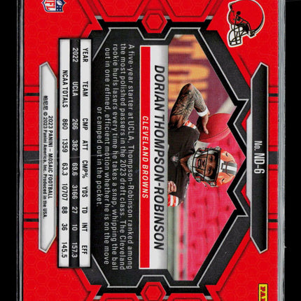2023 Panini Mosaic Dorian Thompson-Robinson #ND-6 RC