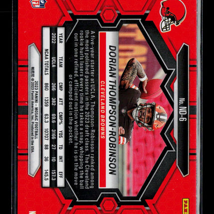 2023 Panini Mosaic Dorian Thompson-Robinson #ND-6 RC