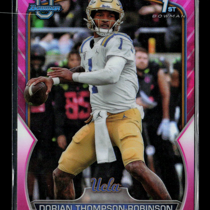 2022 Bowman University Dorian Thompson-Robinson #16 Pink