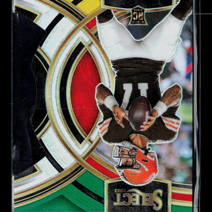 2024 Select Prizm Dorian Thompson-Robinson #134 Premier Level RC Green Yellow