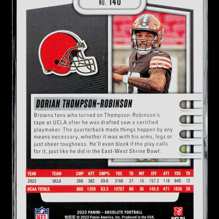 2023 Panini Absolute Football Dorian Thompson-Robinson #140 RC