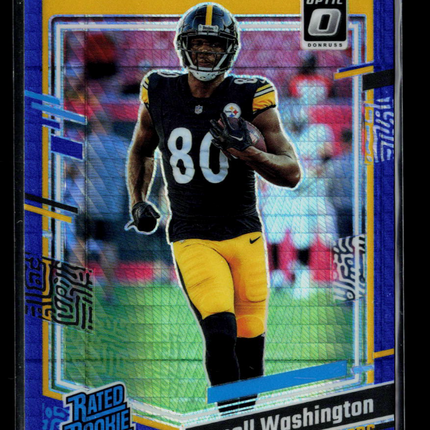 2023 Donruss Optic Darnell Washington #286 Blue