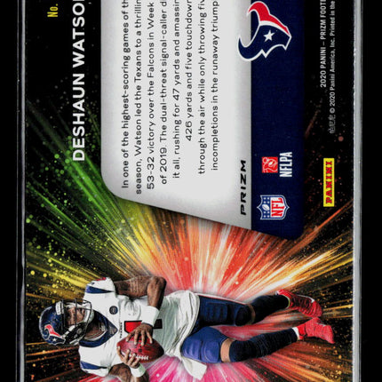 2020 Panini Prizm Fireworks Deshaun Watson #17 Disco