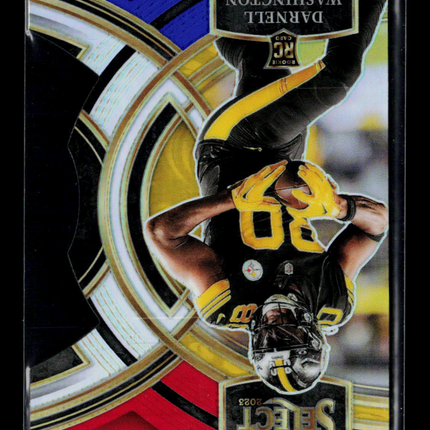 2024 Panini Select Prizm Darnell Washington #130 RC Red Blue