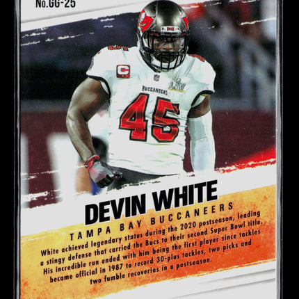 2021 Panini Mosaic Got Game? Devin White #GG-25 Green