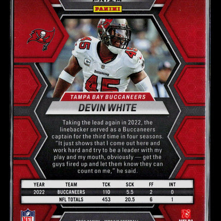 2023 Panini Mosaic Devin White #231 Green