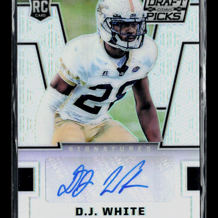 2016 Panini Prizm Collegiate Draft Picks D.J. White #283 RC Auto