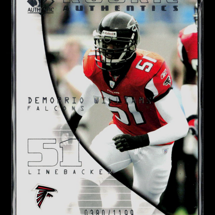 2004 Upper Deck SP Authentic Demorrio Williams #123 0380/1199