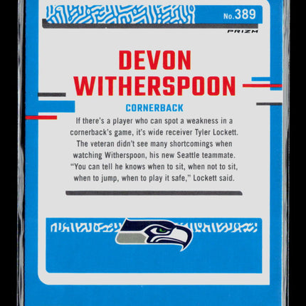 2023 Panini Donruss Optic Devon Witherspoon #389 Prizm