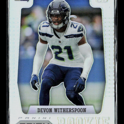 2023 Panini Prizm Football Devon Witherspoon #PFR-5 Silver