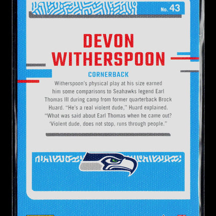 2023 Panini Donruss Devon Witherspoon #43
