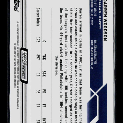 2024 Topps Composite Topps Chrome Darren Woodson #24