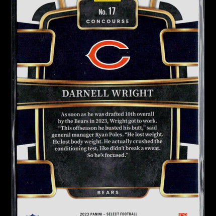 2024 Panini Select Darnell Wright #17 RC