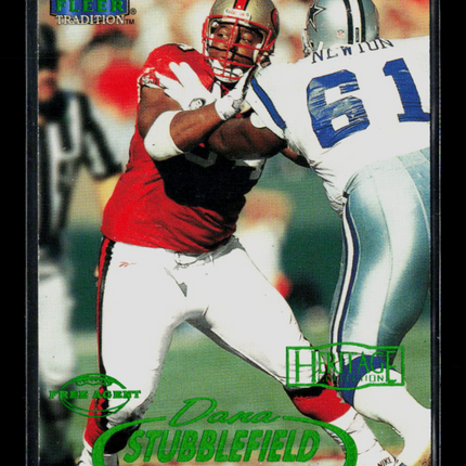 1998 Fleer Tradition Heritage Collection Dana Stubblefield #25H /125
