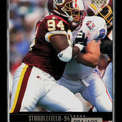 1999 Upper Deck UD Exclusives Dana Stubblefield #222 084/100