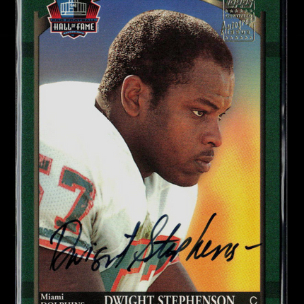 1998 Topps Hall of Fame Autographs Dwight Stephenson #A11 Auto