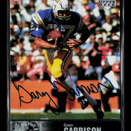 1997 Upper Deck NFL Legends Gary Garrison #AL-106 Auto