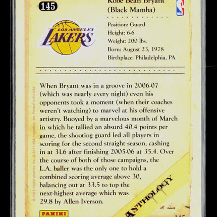 2006 Panini Anthology Kobe Bryant #145