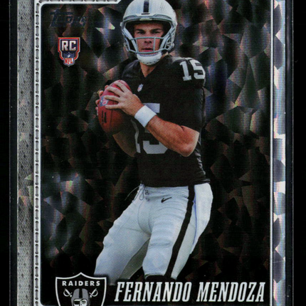 2026 Topps Fernando Mendoza #301 RC Crackle