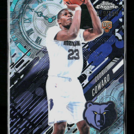 2026 Topps Chrome Go Time Cedric Coward #GT-14 RC 079/199 Teal