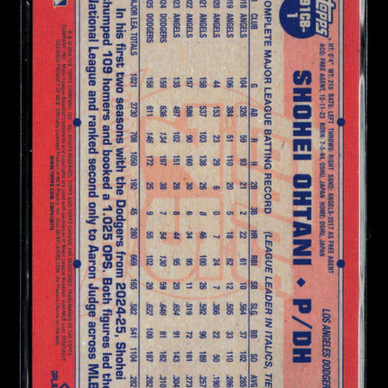 2026 Topps Chrome Shohei Ohtani #91CB-1