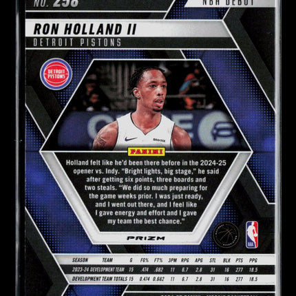2025 Panini Mosaic Ron Holland II #258 Genesis RC