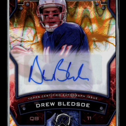 2025 Topps Resurgence Drew Bledsoe #RS-DB 26/50 Auto Gold