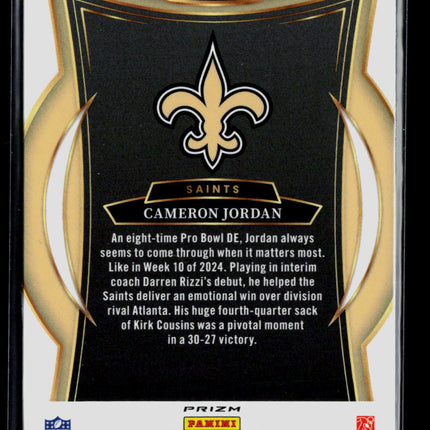 2025 Panini Select Cameron Jordan #16 Zebra