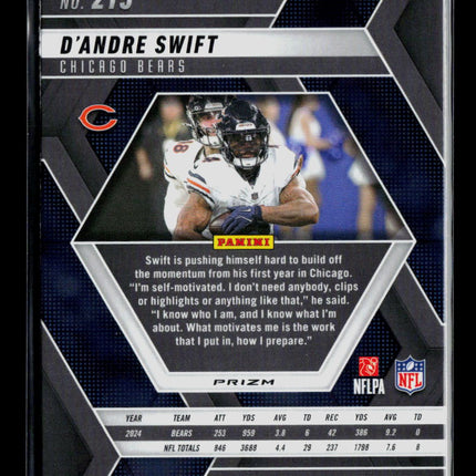 2025 Panini Mosaic Football D'Andre Swift #213 Honeycomb