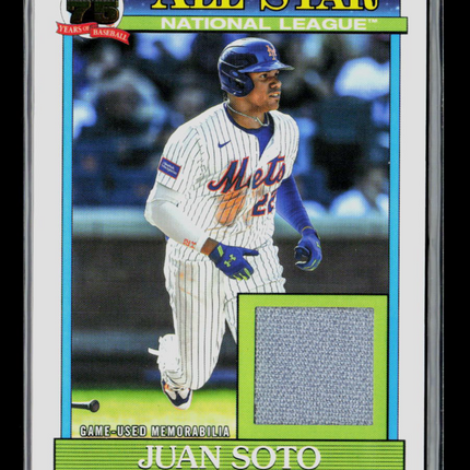 2026 Topps Juan Soto #91ASR-JS Relic Jersey