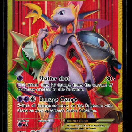 Pokemon 2015 BREAKthrough Mewtwo EX SR FA #164/162