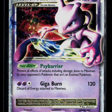 2008 Pokemon Mewtwo LV.X #DP28