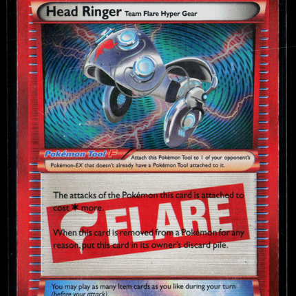 Pokemon 2014 Phantom Forces Head Ringer Team Flare Hyper Gear #97/119