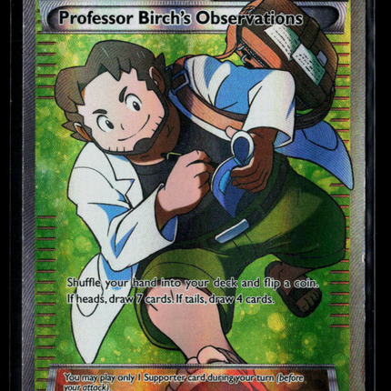 Pokemon 2015 Primal Clash Professor Birch's Observations FA #159/160