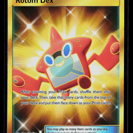 Pokemon 2017 Sun & Moon Rotom Dex SR #159/149