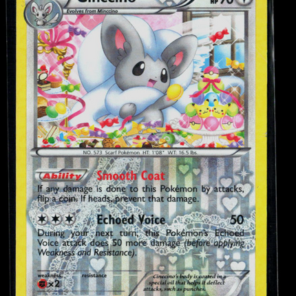 Pokemon 2013 Legendary Treasures Cinccino #RC19/RC25