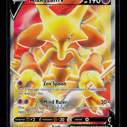 Pokemon 2020 Vivid Voltage Alakazam V FA #172/185