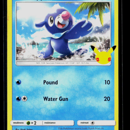 Pokemon 2021 Celebrations Popplio #23/25