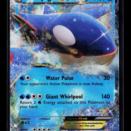 Pokemon 2014 XY Kyogre EX #XY41