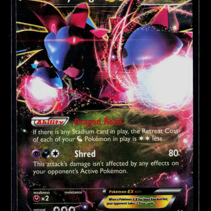 Pokemon 2015 Roaring Skies Hydreigon EX #62/108
