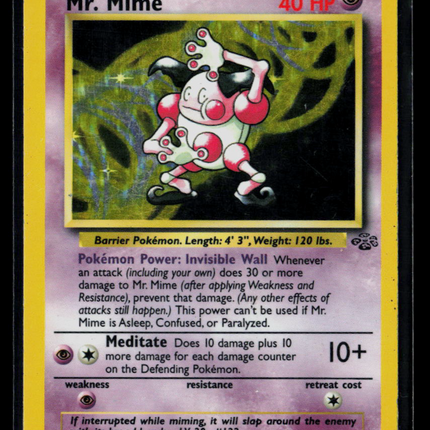 Pokemon 1999 Jungle MR. Mime #6/64