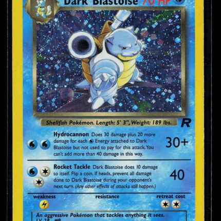 Pokemon 2000 Team Rocket Dark Blastoise #3/82