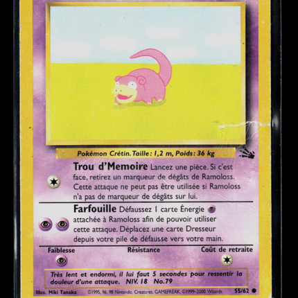 Pokemon 1999 Fossil Slowpoke French #55/62